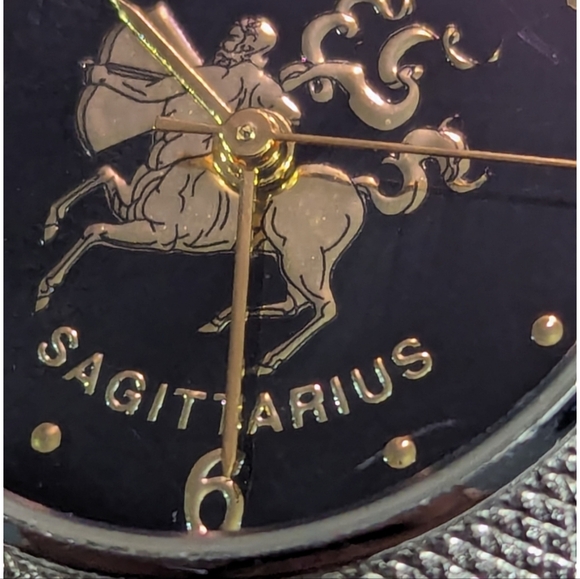 Sagittarius Two Tone Quartz Analog Women's Watch Sz. 6 1/2" New Battery - Picture 12 of 16